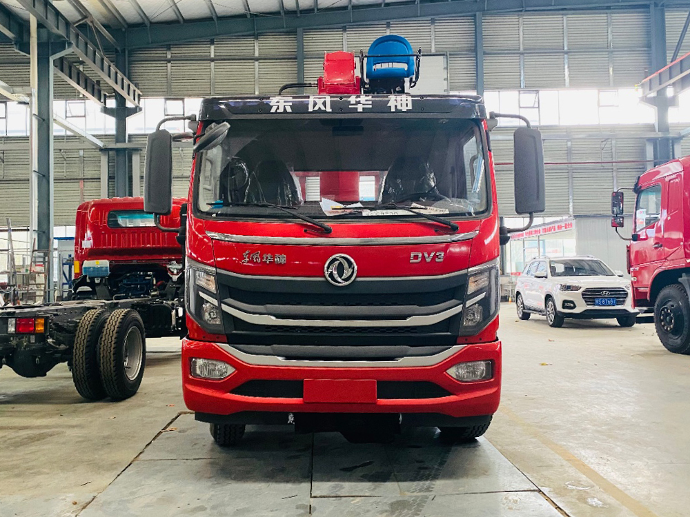 國(guó)六東風(fēng)DV3新飛工8噸四節(jié)直臂吊機(jī)隨車吊