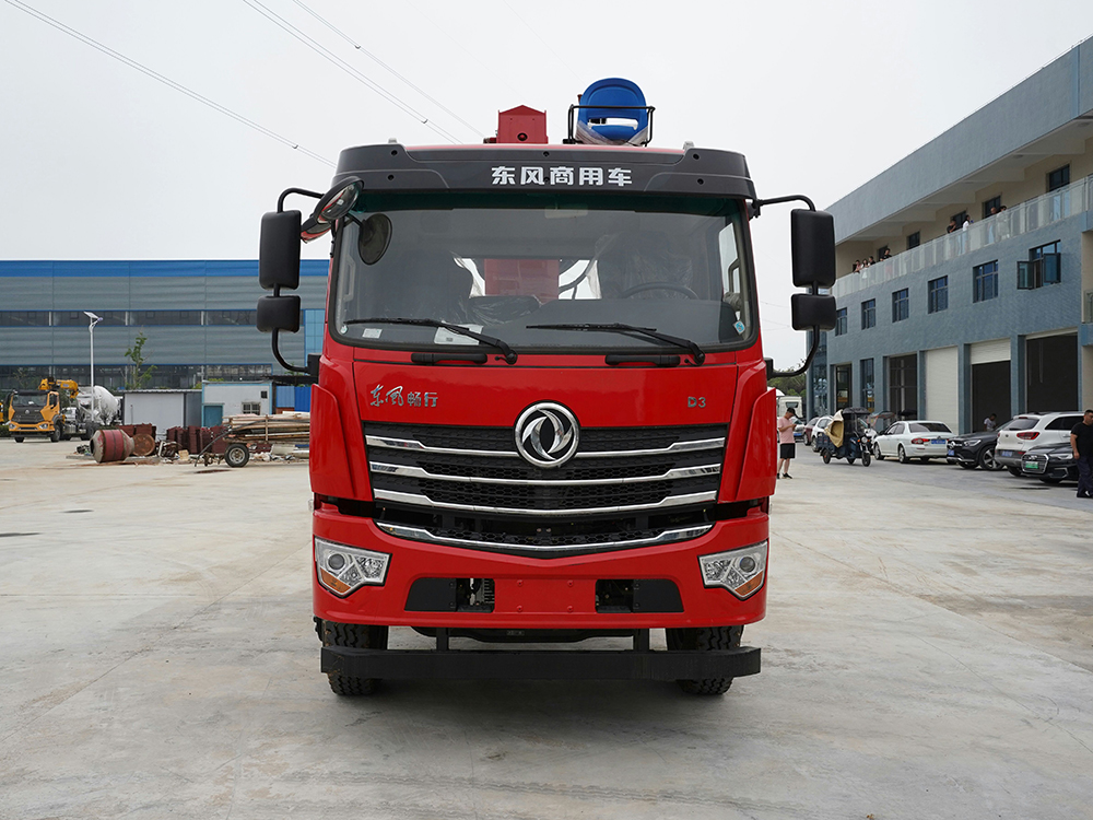 國六東風暢行D3后雙橋新飛工12噸四節直臂吊機隨車吊